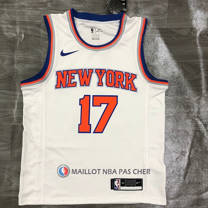 Maillot New York Knicks Jeremy Lin NO 17 Association Blanc